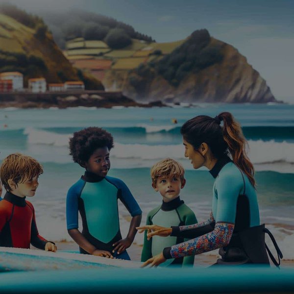 Où trouver des cours de surf pour enfants sécurisés sur la côte basque?