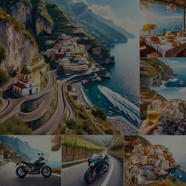 Quels sont les meilleurs endroits pour un road trip en moto sur la côte amalfitaine en Italie ?