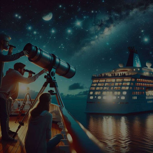 Peut-on s'initier à l'astronomie en croisière avec un télescope professionnel à bord?